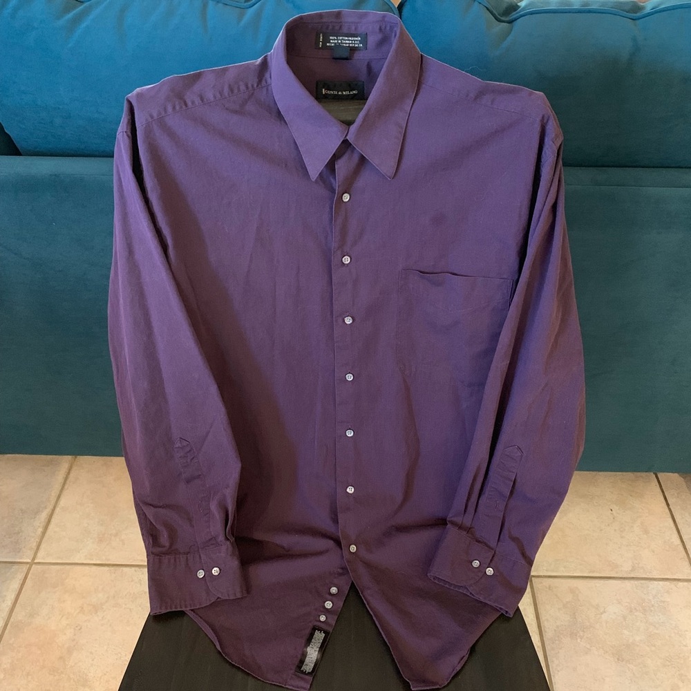 CONTE di MILANO Long-Sleeve Dress Shirt